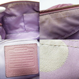 コーチ2WAYバッグショルダーバッグハンドバッグ肩掛けパッチワーク柄ピンク13709中古CランクCOACH|ブランドレディース女性バッグバック