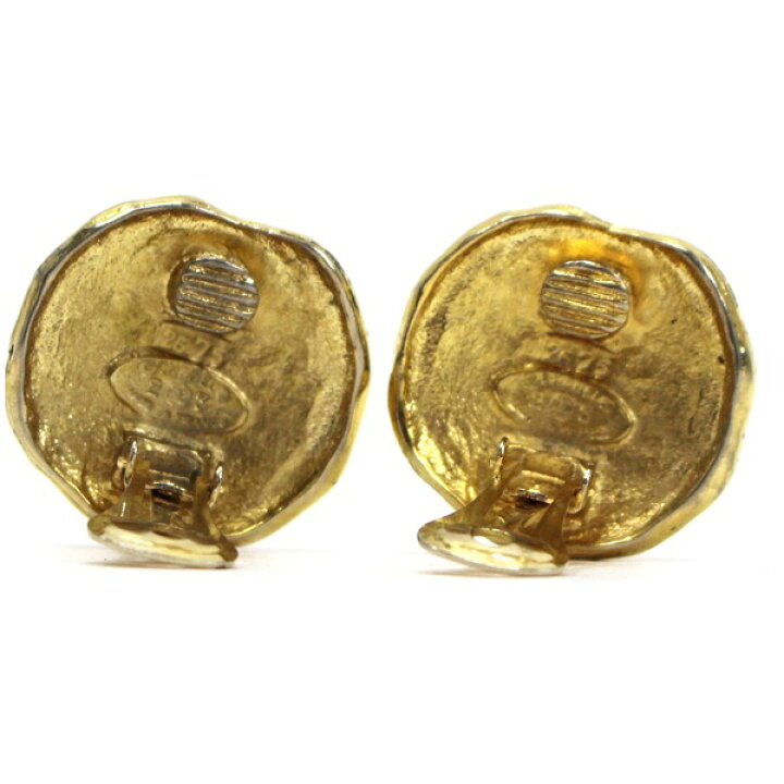 楽天市場】シャネル ヴィンテージ イヤリング ライオン 23 ロゴ 中古  
