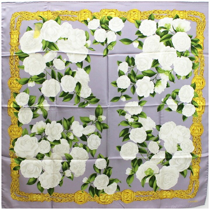 楽天市場】シャネル シルク スカーフ 未使用・保管品 ヴィンテージ  