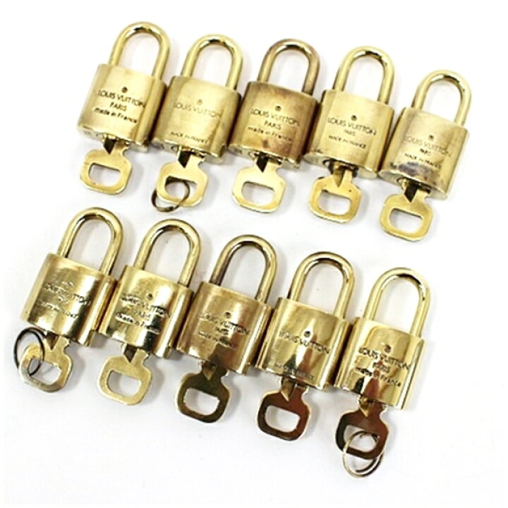 楽天市場】ルイヴィトン カデナ パドロック 南京錠 鍵付き 10個セット  