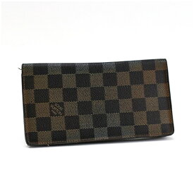 ルイ ヴィトン ダミエ ポルトバルール カルト クレディ 2つ折り 長札入れ N61823 中古 Bランク LOUIS VUITTON ｜ メンズ ウォレット 小銭入れなし 財布 LV 【送料無料】