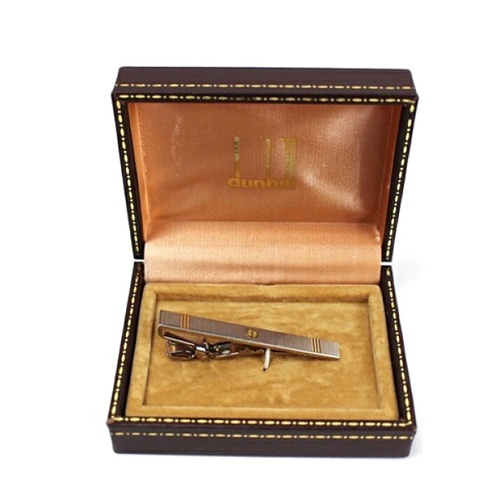 楽天市場】ダンヒル ネクタイピン シルバー×ゴールド 中古 ABランク 