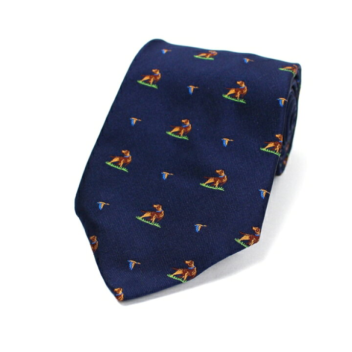 楽天市場】サルバトーレフェラガモ 未使用 シルク ネクタイ 犬柄 中古  