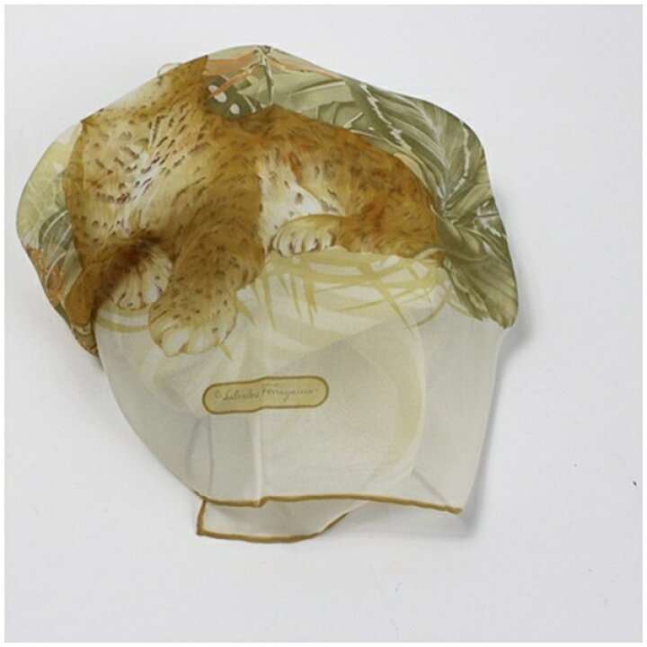 楽天市場】サルバトーレフェラガモ シルク 長方形 スカーフ ストール  