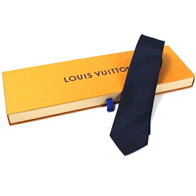ルイヴィトン シルク ネクタイ LV 中古 Aランク LOUISVUITTON | メンズ ビジネス 現行品 箱付き 【送料無料】