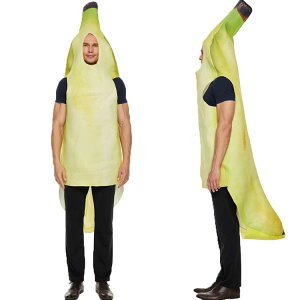 Men's バナナに変身 ハロウィン 衣装 男性用 メンズ用 ゾンビ ハロウィーン 王様ハロウィン衣装 コスプレ 魔法使い コスチューム (二次会、結婚式、仮装、パーティー、宴会、ハロウィン 男