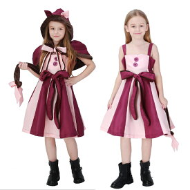 ハロウィン 衣装 Alice アイリス 猫メイドに変身 ハロウィン 衣装 子供 ハロウィン コスプレ 子供 ハロウィンコスチューム キッズ　ハロウィン仮装 ジュニア　舞台演出服【ハロウィン,ハロウィーン,仮面・かぼちゃ グッズ,コスプレアニメ 発表会 ハロウィン 用品】