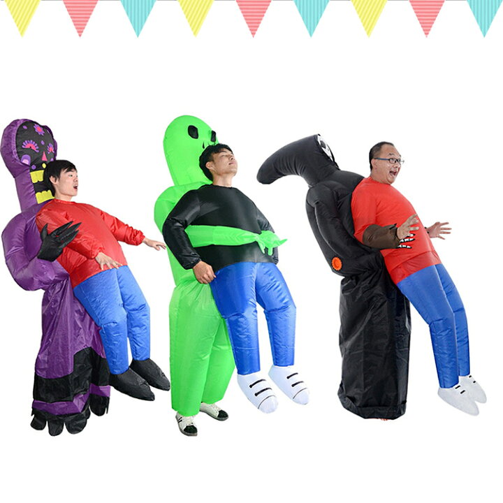 楽天市場】ハロウィン コスチューム 制服 大人 キッズ 宇宙人着ぐるみ 