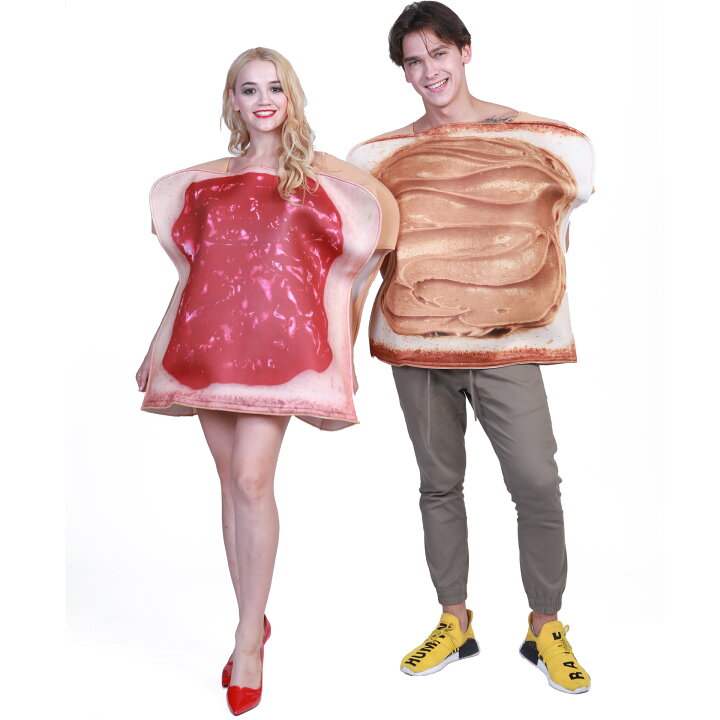 楽天市場 2点入 ハロウィン衣装 カップル 大人用 女性用 男性用 メンズ 食べ物 ジャム コスプレ コスチューム ハロウィン 衣装 レディース ガールズ ハロウィーン ひまわりの種