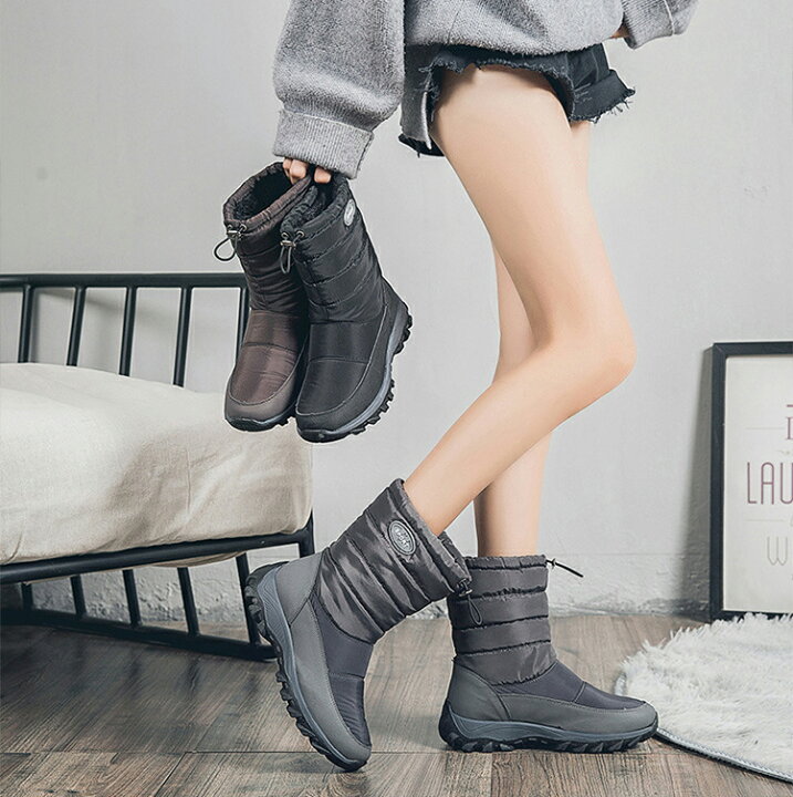 楽天市場 レディース靴 ブーツ レディース スノーシューズ 防寒 スノーシューズ スノーブーツ レディース 長靴 スノーブーツ レディース おしゃれ ウインターブーツ 長靴 雪靴 防寒ブーツ 裏起毛 中綿 ひまわりの種