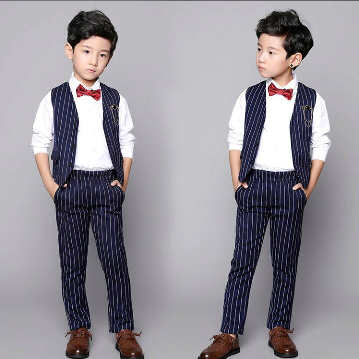 楽天市場 キッズスーツ 男の子 フォーマル 2セット 韓風 イギリス風 無地 ストライプ 体型 細身 ファッション カッコイイ 潮流 柔軟 快適 通気性 春秋 イベント こどもの日 祝日 パーディー お祝い 入学式 ユニフォーム 学園服 カジュアル ひまわりの種