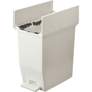 SOLOW ペダルオープンツイン20L ブラック 黒 ゴミ箱 ダストボックス 20L ペダル式 キャスター付き ツイン 両開き 観音開き ごみ箱 フタ付き 袋止め付き 抗菌 防汚 キッチン リビング カップボー