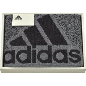 【お買い物マラソンクーポン最大1000円OFF】 フェイスタオル グレー アディダス コレクト ギフト 贈り物 お祝い お歳暮 お中元 プレゼント 御礼 お礼 御歳暮 御中元 贈答品 粗品 熨斗 のし お