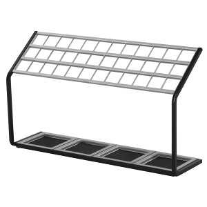 傘立て US-MV36 大型 36本 収納 大きい 大きな 業務用 会社 学校 事務所 オフィス用 公共施設 店舗 お店 玄関 エントランス ロビー 昇降口 かさ 傘 山崎実業 yamazaki スチール 大容量 スタイリッシ