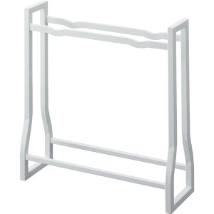 ダンベルラック タワー ホワイト 山崎実業 yamazaki tower おしゃれ オシャレ シンプルラック ダンベル 可変式ダンベル プレート プレートラック 筋トレ ジム トレーニングルーム 収納 フィッ