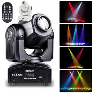 ステージライト LED ムービングライトリモコン付き スポットライト led 舞台照明 音声起動 自走 パーティ…