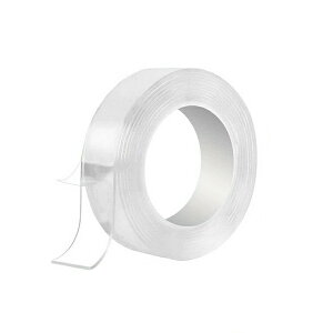 「ポイント消化」両面テープ 魔法のテープ 超強力 剥がせる両面テープ 透明 粘着テープ 強力 両面 テープ はがせる 魔法テープ極 洗濯可能 (幅27mm*厚さ2mm*長さ2m)