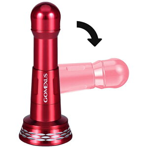 ゴメクサス R6 リールスタンド 48mm スピニングリール 保護用 ダイワ (Daiwa) シマノ (Shimano) イグジスト ツインパワー ステラ 適用 イグジスト ツインパワー ステラ 適用 7.9g超軽量 折り畳み フッ