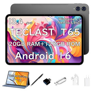 TECLAST T65 Android 16 ^ubg PCA13.4 C` 1920*1200 t HD 120Hz A_veBu tbV [g fBXvCAUNISOC T7280 8 RA CPUAWidevine L1 T|[gA20GB RAM + 128GB ROM + 1TB gASIM t