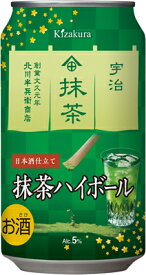 【黄桜】抹茶ハイボール　日本酒仕立て　350ml×24本