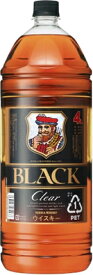 【アサヒ】ブラックニッカ　クリア　4000ml×4本　大容量ウイスキー