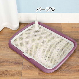 トレー トイレ容器 犬 トイレトレー 犬 トイレ 大犬 トイレトレー 飛び跳ね防止 ステップ しつけ トイレトレーニング 犬用トレイボックス屋内 屋外 65*50*6cm