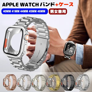 Apple Watch �o���h �ی�P�[�X�t�� �R���p�`�u�� �X�e�����X�� �A�b�v���E�H�b�` �����x���g Apple Watch s10/9/8/7/SE2/6/SE/5/4/3/2/1 �Ή� iWatch �o���h 46/40/41/44/45mm Apple Watch�A�N�Z�T�� �����������t��