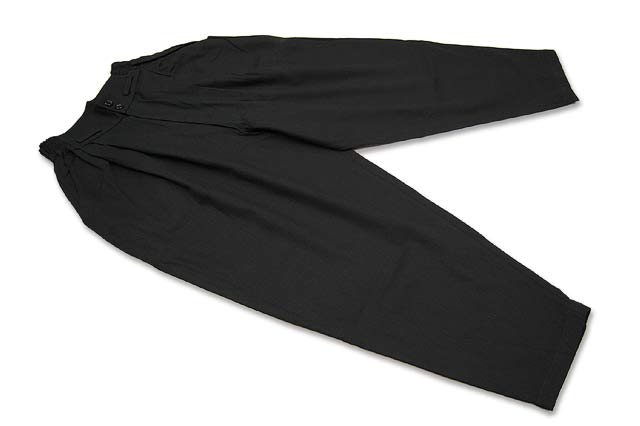 楽天市場】作務衣 パンツ かく宗 綿100％ 作務衣ゆったりパンツ 黒 S/M 