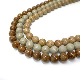 【連材3セット】姫川薬石ビーズ 丸玉12mm玉（約40cm/33玉）