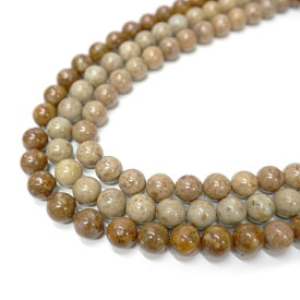 【連材3セット】姫川薬石ビーズ 丸玉12mm玉（約40cm/33玉）