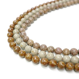 【連材3セット】姫川薬石ビーズ 丸玉10mm玉（約40cm/40玉）