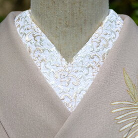 アールヌーヴォー　刺繍　半衿　ひめ吉オリジナルデザイン　こだわり半襟 「配送について」をお読みください。ゆうパケットは日時指定できません、ポスト投函です。