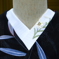 楽天市場】夏 絽 刺繍半襟の通販