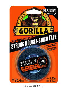 KURE/呉工業(株) NO1779 強力両面テープ ゴリラ両面テープ ストロング 25.4mm×1.52m×厚さ1.1mm NO1779