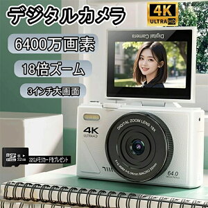 y32GBSDJ[htz2025ŐV^ fW^J fWJ 6400f 18{Y[ 4K 1080PBe I[gtH[JX AF@\ u␳ gѕ֗ USB C[d 3.0C`  RpNg fW^J