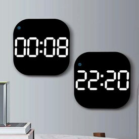 壁掛け時計 壁時計 掛け時計 おしゃれ 北欧 大型 led 壁掛け時計 置き時計 clock 目覚まし時計 壁掛け 温度計 LED デジタル電子壁掛け時計 ウォールクロック デジタル電子時計 照明 2way 置時計 リモコン付 日付 温度表示 リビング