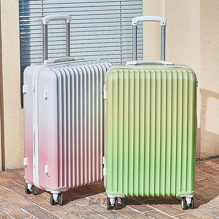 楽天市場】スーツケース グラデーション色 機内持込 軽量 小型 S M 