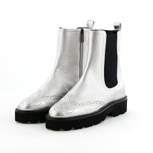 【SALE/30%オフ】サイドゴアブーツ レディース 卑弥呼 ひみこ 公式 送料無料 【雑誌掲載】メダリオン サイドゴア トラックソールブーツ 641408 履きやすい 歩きやすい 厚底 抗菌 防臭 撥水 黒 ク