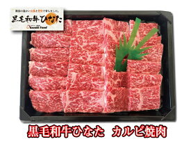 【送料無料】★黒毛和牛ひなた カルビ焼肉用 500g 九州・沖縄産【冷凍】贈り物　ギフト　国産　焼肉　バーベキュー　キャンプ　アウトドア　ファミリー　生活　応援　自宅用　赤身のおいしい肉　牛肉　網焼き　鉄板焼き　経産牛　父の日　敬老の日　母の日