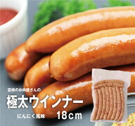 国産極太ロングウインナー 10本入り 700g　にんにく風味 【真空冷凍】 段ボール箱発送 　ホットドック　…