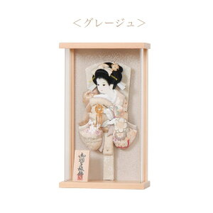 羽子板 初正月 壁掛け コンパクト グレー グレージュ ナチュラル モダン かわいい 小型 9号 薄型 江戸勝 選べるカラー