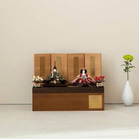 雛人形 オシャレ モダン【七宝本金蒔絵収納台 正絹有職菊塵】ひな人形 赤ちゃん 出産祝い ひな祭り おひなさま