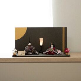 雛人形 シンプル モダン 清水久遊 ひいな 引染 大三五 親王飾り