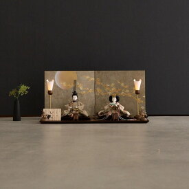 雛人形 シンプル モダン 清水久遊 芥子(京十二) 月夜桜 親王飾り