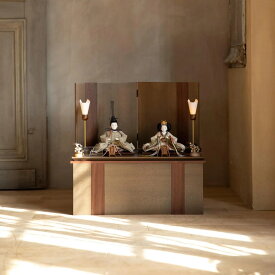 雛人形 収納飾り 芥子(京十二) ブラウン収納台 清水久遊