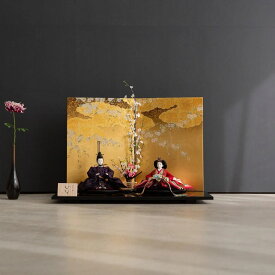 雛人形 清水久遊 ひいな 有職親王 大三五 熊倉基安 正絹紫紺