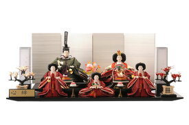 雛人形 ひな人形 雛 平飾り 五人飾り 平安優香作 心絆 【2026年度新作】 h243-fz-42cn3501n