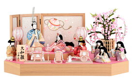 雛人形 コンパクト 一秀 ひな人形 木目込人形飾り 段飾り 七人飾り 木村一秀作 大和雛 18号 【2026年度新作】 h083-ik-001-5