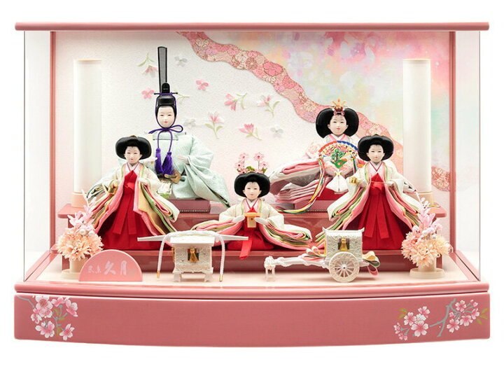 楽天市場】【クーポン利用で10%OFF】雛人形 久月 ひな人形 ケース飾り 