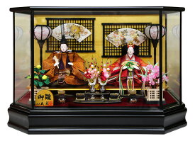 雛人形 久月 ひな人形 雛 ケース飾り 親王飾り 御雛 小三五親王 【2026年度新作】 h043-k-6611